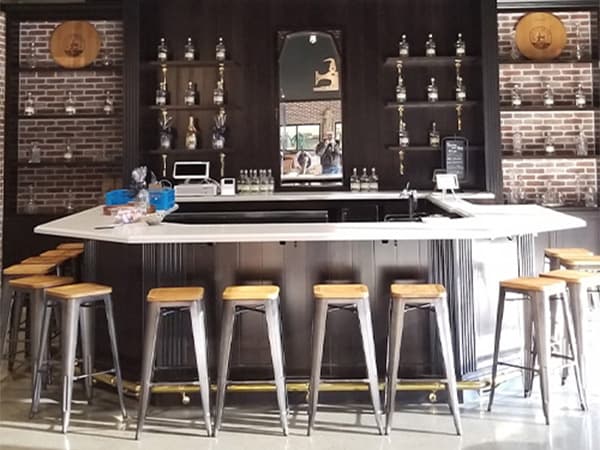 Whiskey bar remodel by Jeff Smith Construction in Folsom. HOA community facility construction in El Dorado Hills.